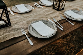 Table with plates