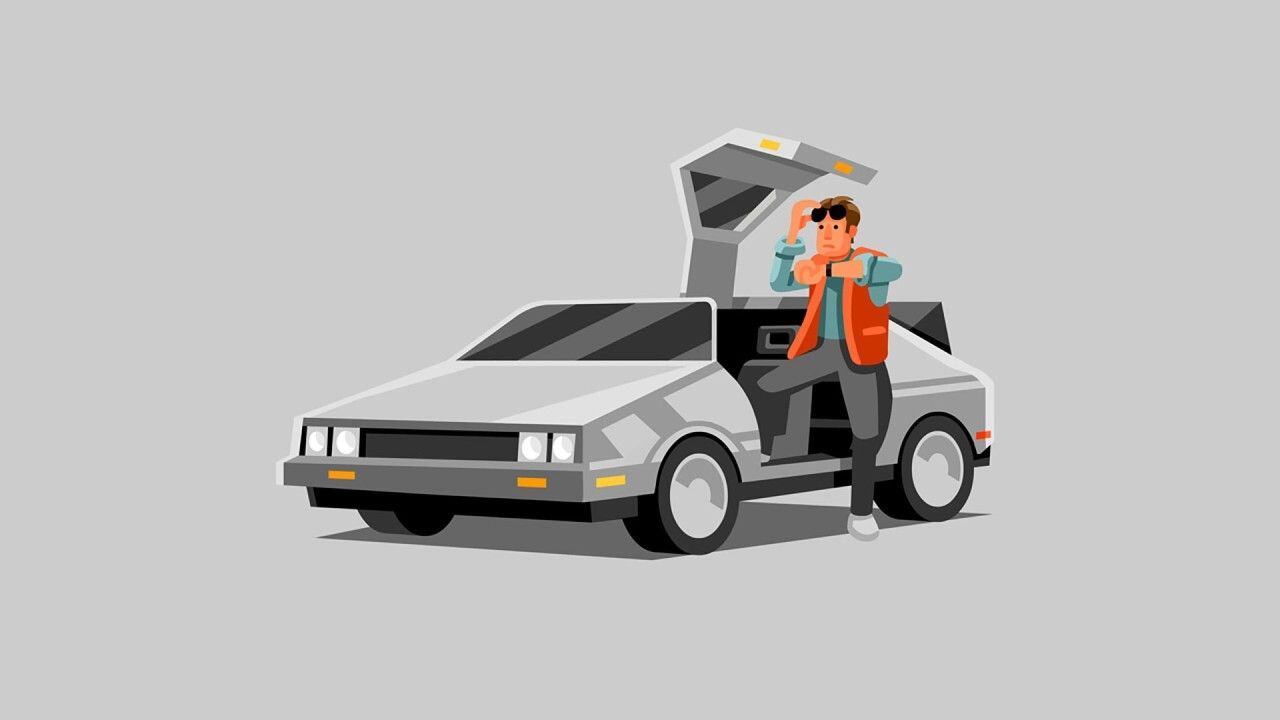 Back to the Future Illustration